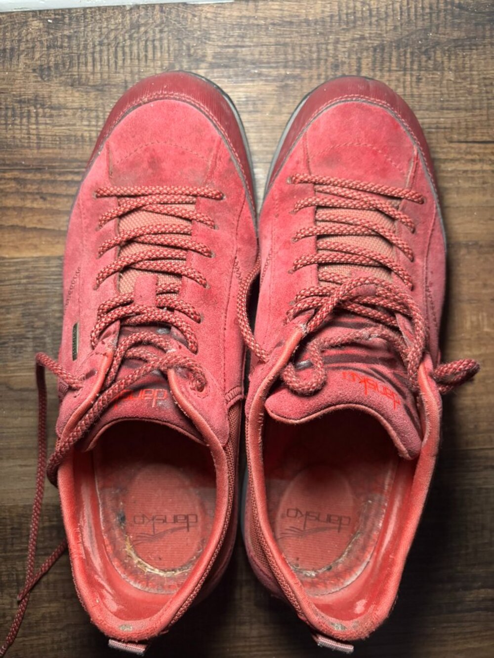 Dansko Red Waterproof Hiking Shoes Women EU 41  Trail Outdoor (US 10 - 10.5)